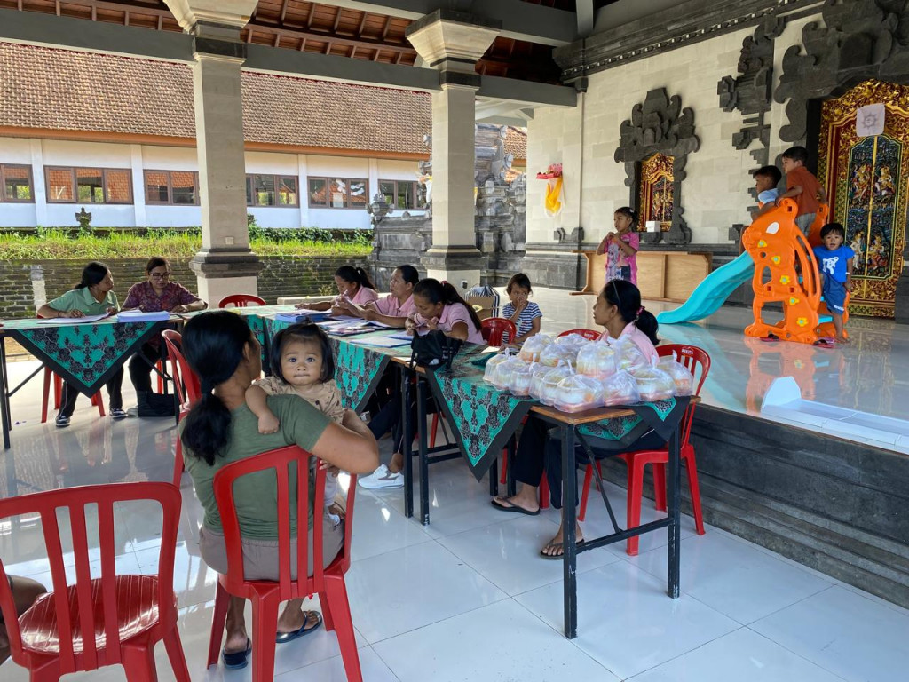 Pelaksanaan Posyandu Balita Banjar Karangenjung Bhakti  - 09 Juli 2024